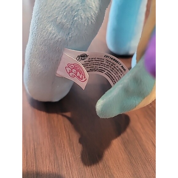Hasbro My Little Pony Rainbow Dash Plush Stuffed Animal 13" Tall Toy Blue 2016 - Picture 10 of 14